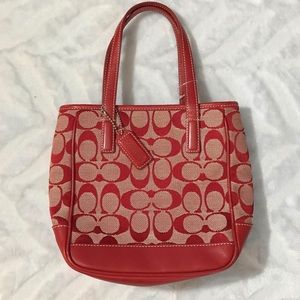 Coach purse red